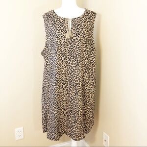 BeachLunchLounge Leopard Print Kayla Dress NEW - 2X